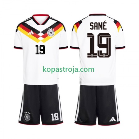 Billiga Fotbollströjor Tyskland Leroy Sane 19 Barn Hemma tröja WM 2026 Kortärmad